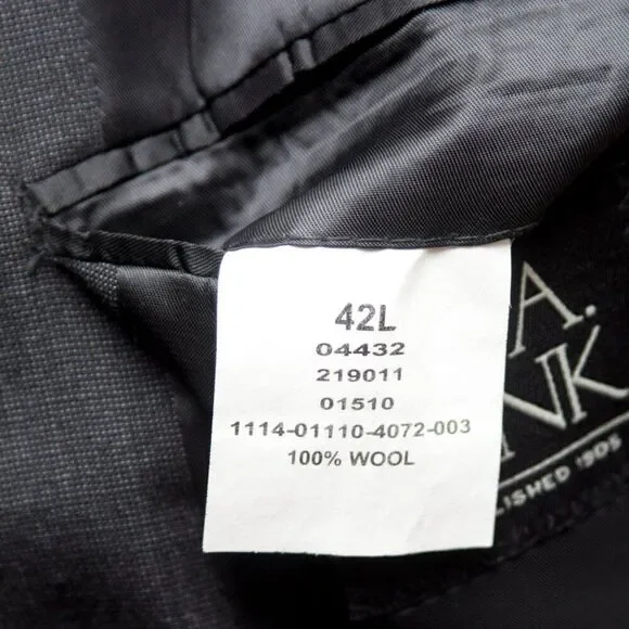 Jos A Bank Men's Blazer 42L SportCoat‎ Jacket D050292